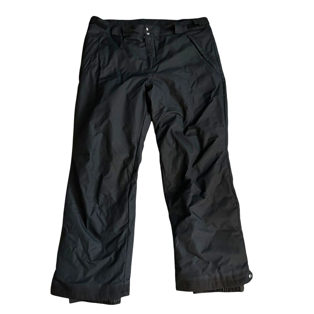 Columbia Men's Black Omni-Tech Nylon Ski Snow Pants Elastic‎ Waist Size XL